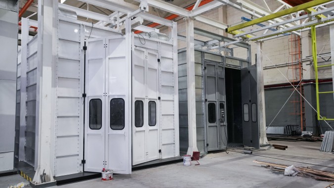 Линия порошковой окраски SPK, г. Урюпинск Линия порошковой окраски SPK, г. Урюпинск