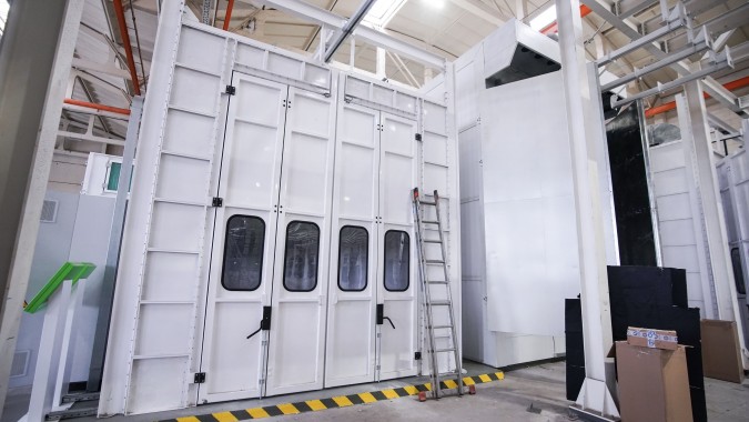 Линия порошковой окраски SPK, г. Урюпинск Линия порошковой окраски SPK, г. Урюпинск