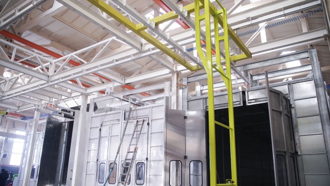 Линия порошковой окраски SPK, г. Урюпинск Линия порошковой окраски SPK, г. Урюпинск