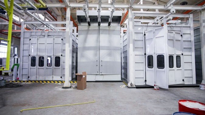 Линия порошковой окраски SPK, г. Урюпинск Линия порошковой окраски SPK, г. Урюпинск