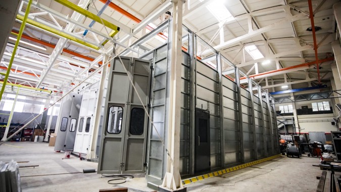 Линия порошковой окраски SPK, г. Урюпинск Линия порошковой окраски SPK, г. Урюпинск