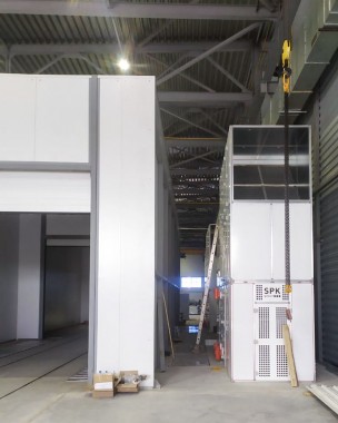 Окрасочно-сушильная камера для спецтехники SPK-18.6.6, г. Миасс 