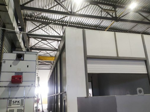 Окрасочно-сушильная камера для спецтехники SPK-18.6.6, г. Миасс 