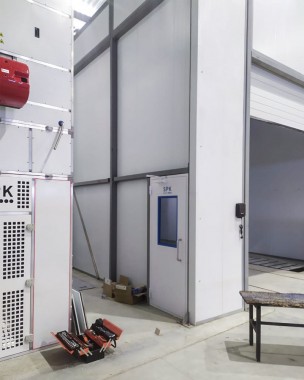 Окрасочно-сушильная камера для спецтехники SPK-18.6.6, г. Миасс 