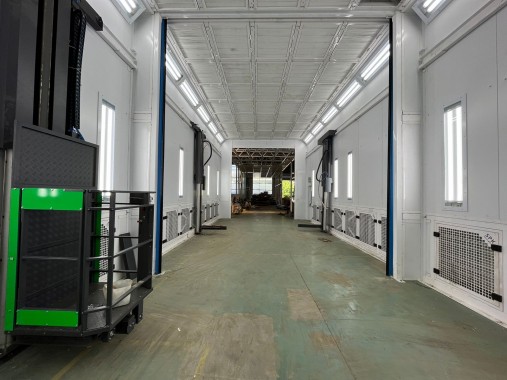 Роботизированная линия окраски литых заготовок SPK с грузонесущим конвейером, г. Миасс