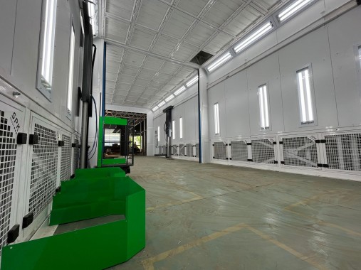 Роботизированная линия окраски литых заготовок SPK с грузонесущим конвейером, г. Миасс