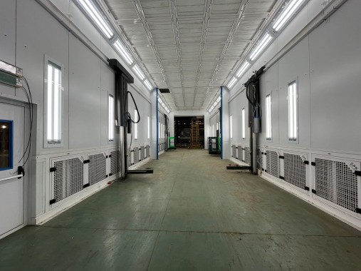 Роботизированная линия окраски литых заготовок SPK с грузонесущим конвейером, г. Миасс