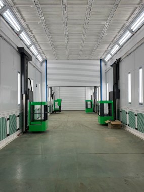 Роботизированная линия окраски литых заготовок SPK с грузонесущим конвейером, г. Миасс