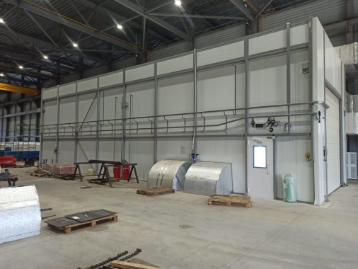 Окрасочно-сушильная камера для спецтехники SPK-18.6.6, г. Миасс 