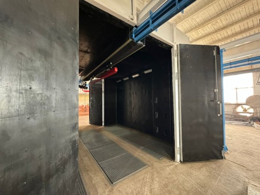 Комплекс подготовки и окраски металлоконструкций SPK GROUP с конвейером, г. Оренбург