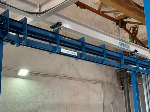 Комплекс подготовки и окраски металлоконструкций SPK GROUP с конвейером, г. Оренбург