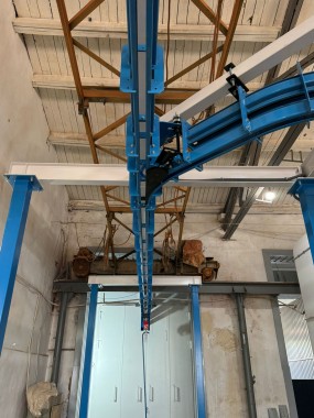 Комплекс подготовки и окраски металлоконструкций SPK GROUP с конвейером, г. Оренбург