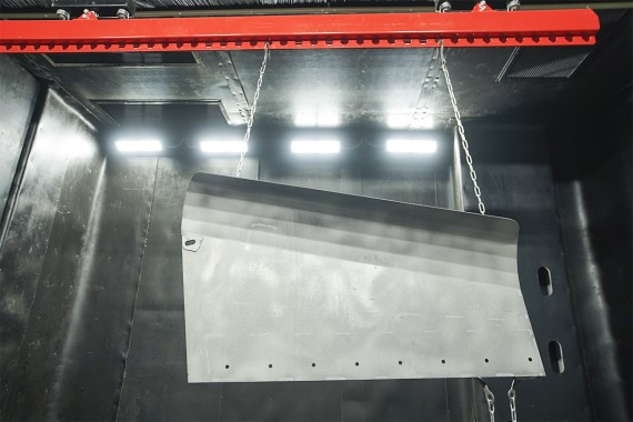 Комплекс подготовки и окраски металлоконструкций SPK GROUP с конвейером, г. Оренбург