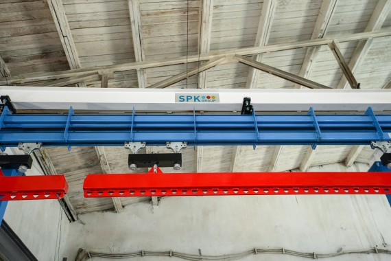 Комплекс подготовки и окраски металлоконструкций SPK GROUP с конвейером, г. Оренбург