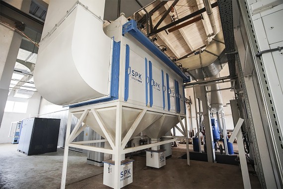 Комплекс подготовки и окраски металлоконструкций SPK GROUP с конвейером, г. Оренбург