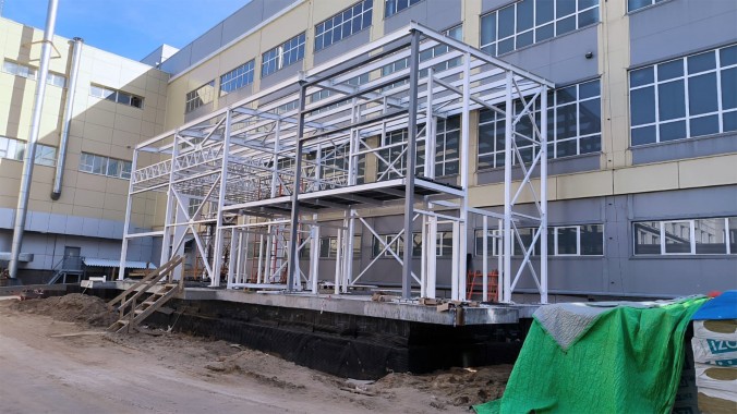 Уличная двухсекционная окрасочно-сушильная камера SPK GROUP, г. Н. Новгород