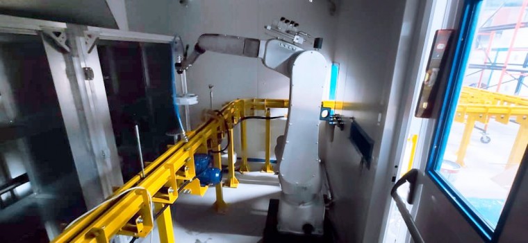 Автоматизированная линия SPK для покраски деталей электровентиляторов и электродвигателей, г. Пермь Автоматизированная линия SPK GROUP для покраски деталей электровентиляторов и электродвигателей, г. Пермь