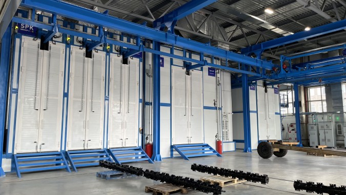 Комплекс подготовки, покраски и сушки SPK GROUP с подвесным конвейером, г. Барнаул