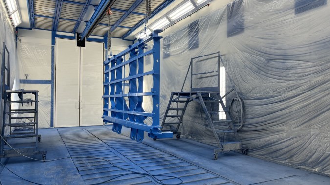 Комплекс подготовки, покраски и сушки SPK GROUP с подвесным конвейером, г. Барнаул