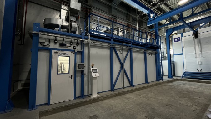 Комплекс подготовки, покраски и сушки SPK GROUP с подвесным конвейером, г. Барнаул