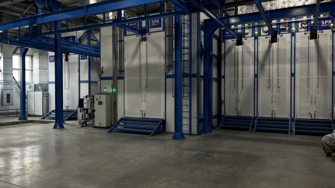 Комплекс подготовки, покраски и сушки SPK GROUP с подвесным конвейером, г. Барнаул