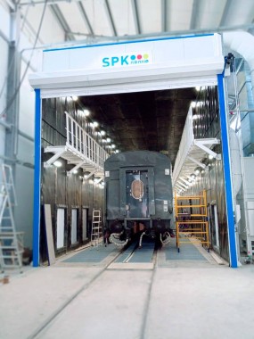 Комплекс подготовки и окраски SPK для пассажирских вагонов, г. Лиски Комплекс подготовки и окраски SPK для пассажирских вагонов, г. Лиски