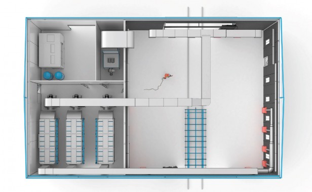 Проходная уличная дробеструйная камера SPK-15.15.6 Проходная уличная дробеструйная камера SPK-15.15.6