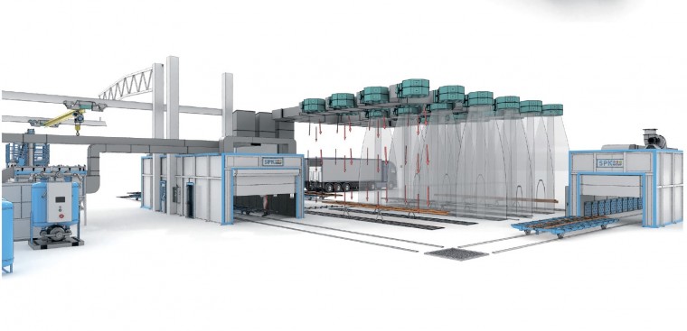 Комплекс подготовки и окраски поверхности для грузовых автомобилей SPK Комплекс подготовки и окраски поверхности для грузовых автомобилей SPK GROUP