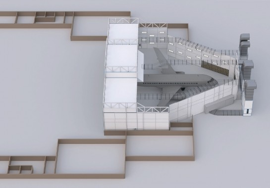 Камера окраски и сушки для самолетов SPK-SCB-37.35.13/8
