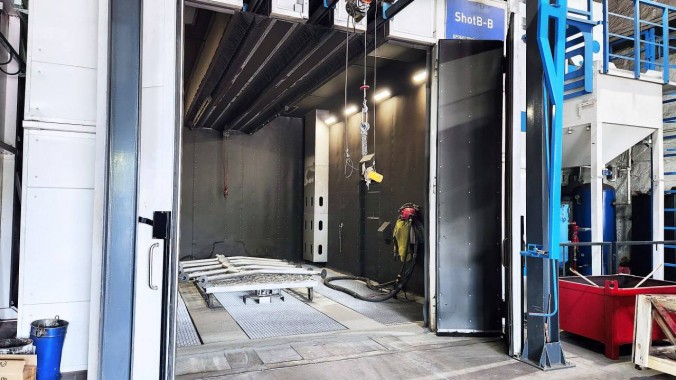 Комплекс окрасочного оборудования для агротехники SPK с конвейером, г. Барнаул Комплекс окрасочного оборудования для агротехники SPK с конвейером, г. Барнаул