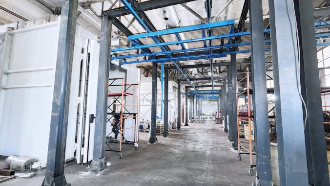 Комплекс окрасочного оборудования для агротехники SPK с конвейером, г. Барнаул Комплекс окрасочного оборудования для агротехники SPK с конвейером, г. Барнаул