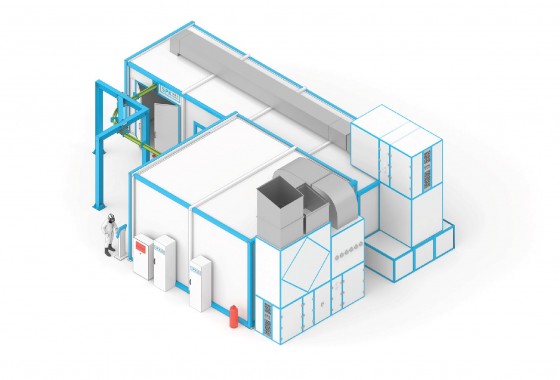 Участок окраски SPK GROUP для мелкогабаритных деталей и сборочных единиц