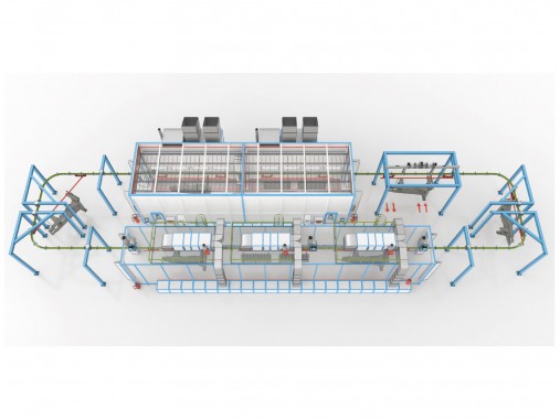 Конвейерная окрасочная линия для спецтехники SPK Конвейерная окрасочная линия для спецтехники SPK GROUP