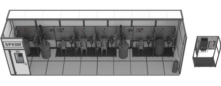 Роботизированный окрасочный комплекс для окрасочной камеры SPK-SB-19.7.6 Роботизированный окрасочный комплекс для окрасочной камеры SPK-SB-19.7.6