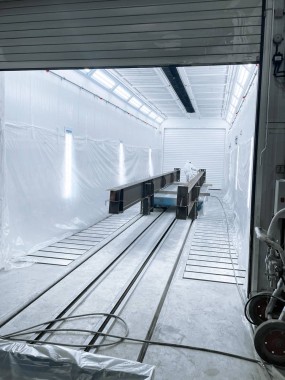 Двухсекционная покрасочно-сушильная камера для металлоконструкций SPK-14.8.4, г. Челябинск