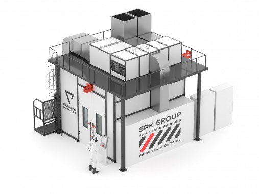Роботизированный окрасочный комплекс SPK