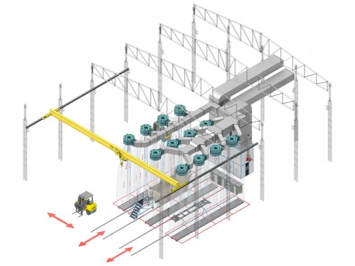 Зона открытой окраски для строительных SPK-OPSS-24.6