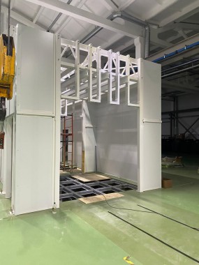 Комплекс камер подготовки поверхности, жидкостной окраски и сушки изделий SPK-19.6.4, г. Бугульма Комплекс камер подготовки поверхности, жидкостной окраски и сушки изделий SPK-19.6.4, г. Бугульма