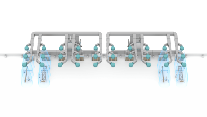 Зона открытой окраски SPK для металлоконструкций