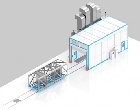 Окрасочно-сушильная камера SРК-SCB-12.5.5