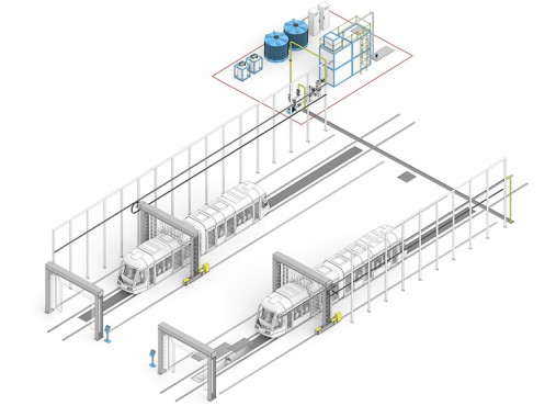 Технологическое оборудование для дождевания SPK для трамваев