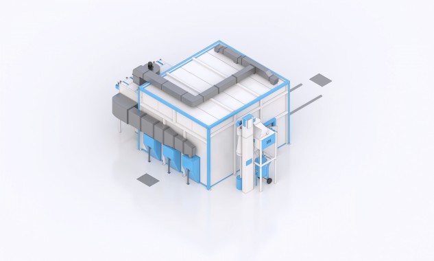 Дробеструйная камера для промышленных насосов SPK-SBB-6.5.4