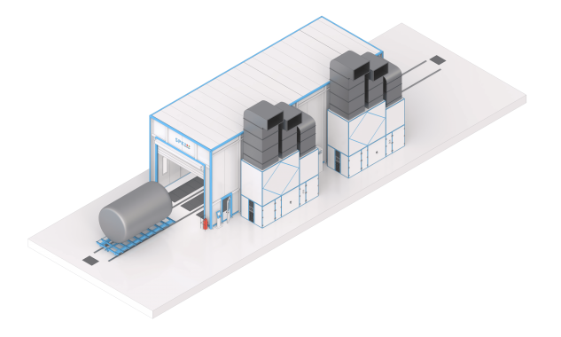 Окрасочно-сушильная камера SРК-SCB-18.6.6