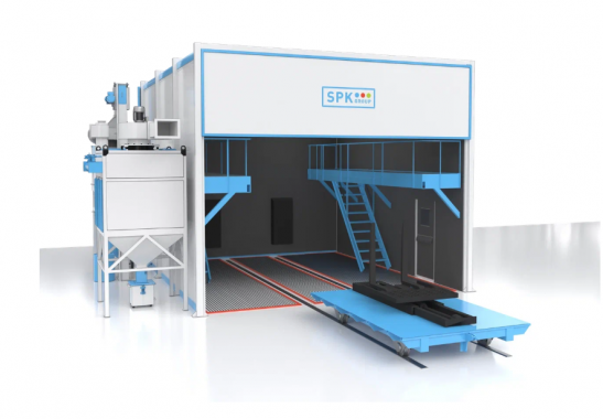 Дробеструйная камера для автомобильных шасси SPK-7.6.5