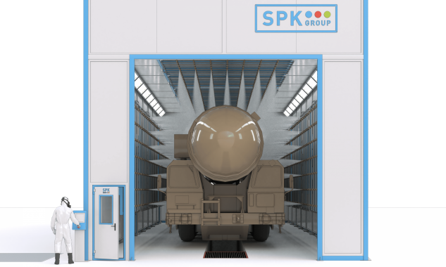 Дождевальная камера для спецтехники SPK-26.8.7 Дождевальная камера для спецтехники SPK-26.8.7