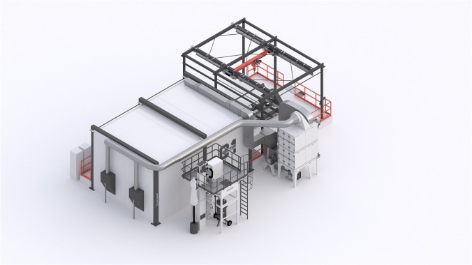 Роботизированный комплекс абразивоструйной очистки SPK-RCSB