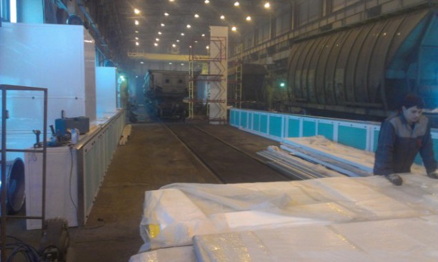 Окрасочно-сушильная камера для поездов депо Балахонцы "УралКалий" г. Березники