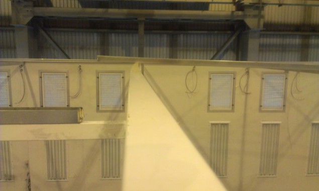 Окрасочно-сушильная камера для поездов депо Балахонцы "УралКалий" г. Березники