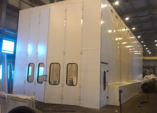 Окрасочно-сушильная камера для поездов депо Балахонцы "УралКалий" г. Березники