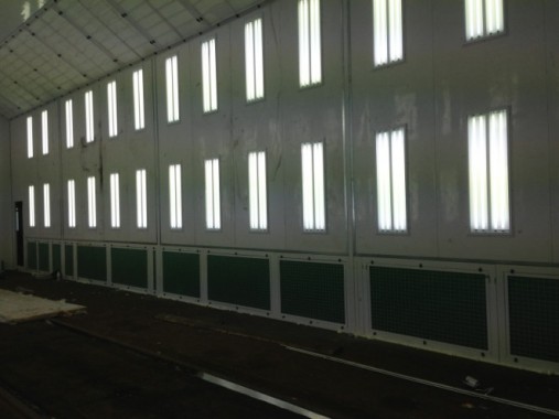 Окрасочно-сушильная камера для поездов депо Балахонцы "УралКалий" г. Березники